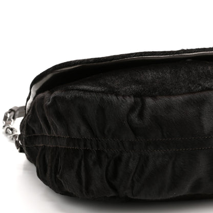 Chanel Pony Hair Sharpei Flap Tote Black 9 of 11