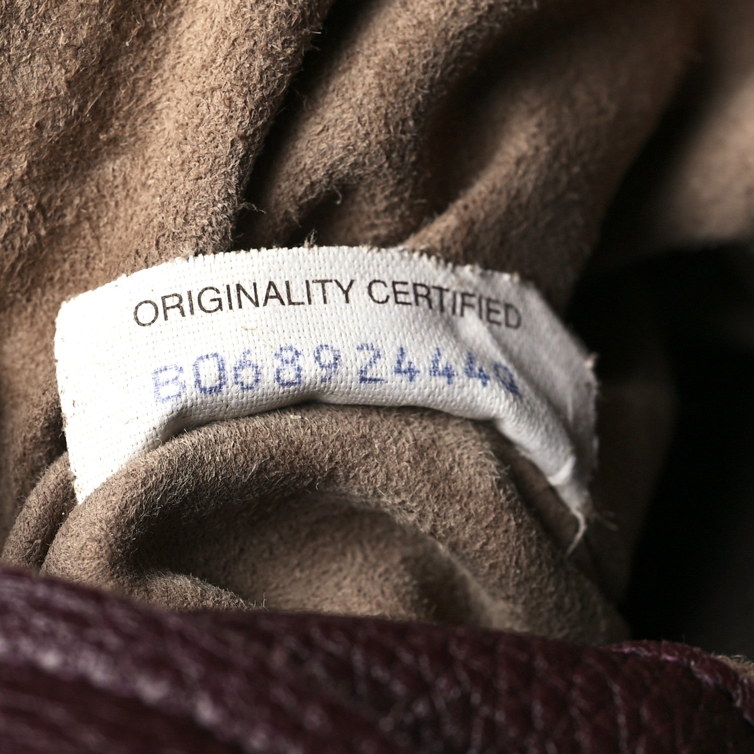Bottega Veneta Washed Cervo Deerskin Hobo Burgundy 7 of 9