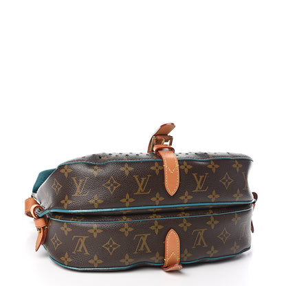 Louis Vuitton Monogram SC Flore Saumur Teal 4 of 10