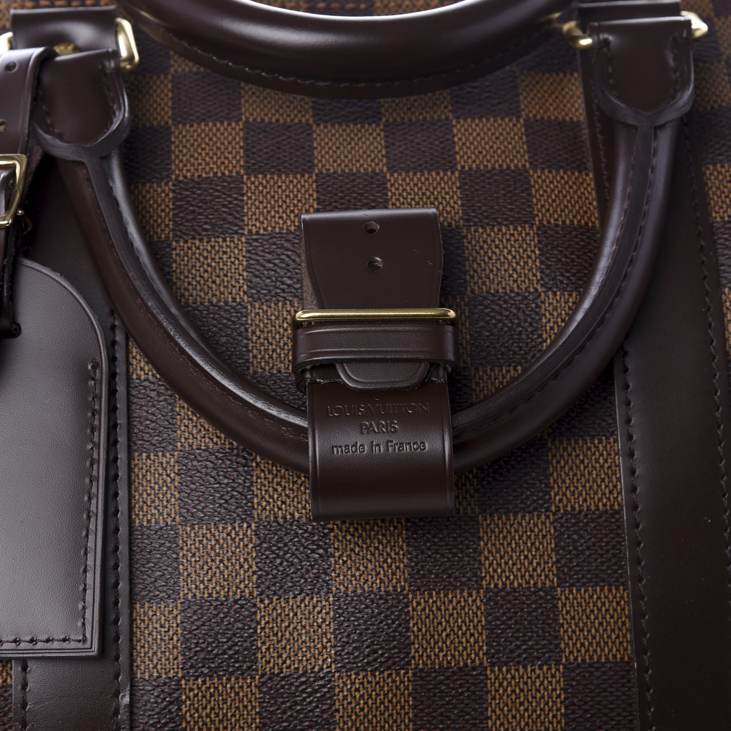 Louis Vuitton Damier Ebene Keepall 50 7 of 10