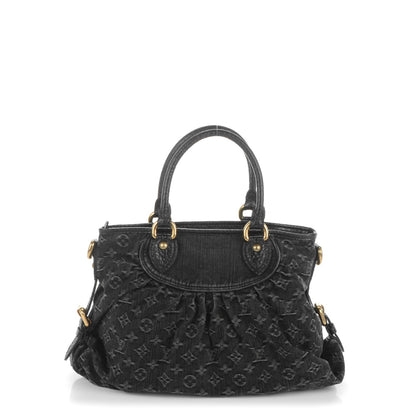 Louis Vuitton Denim Neo Cabby MM Black 1 of 7