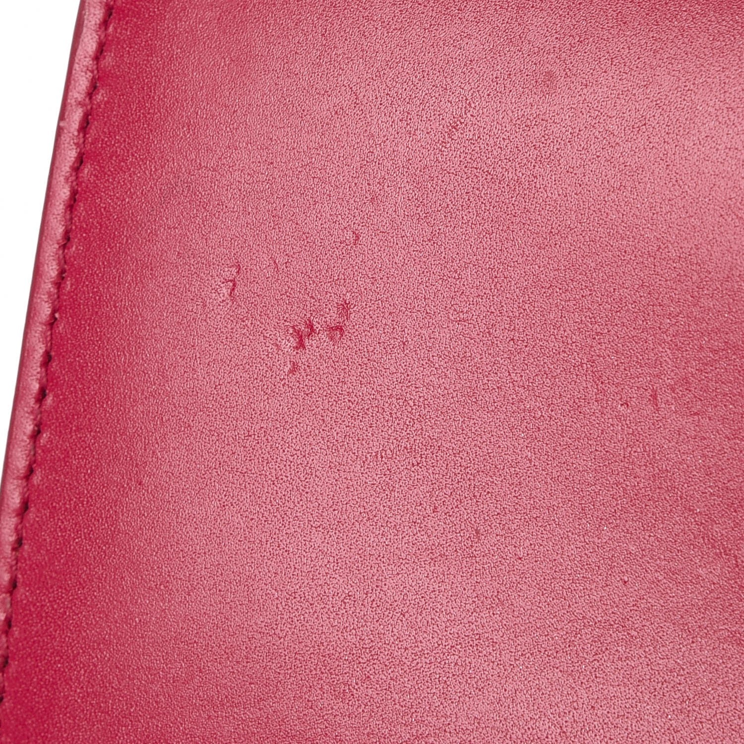 Saint Laurent Calfskin Trifold Wallet Pink 14 of 15