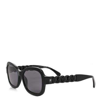 Chanel Acetate Chain Sunglasses 5465-Q Black 1 of 7