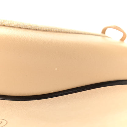 Chanel Lambskin Cap Toe CC Ballerina Flats 40 Beige Black 9 of 9
