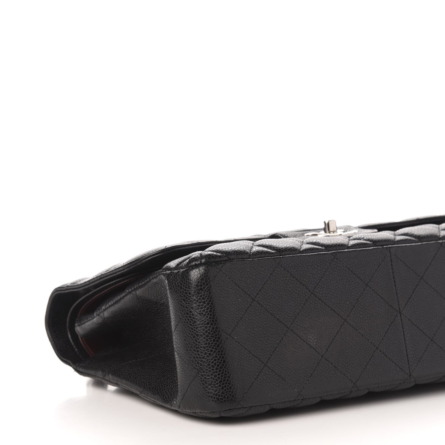 Chanel Caviar Quilted Jumbo Double Flap Black 9 of 11