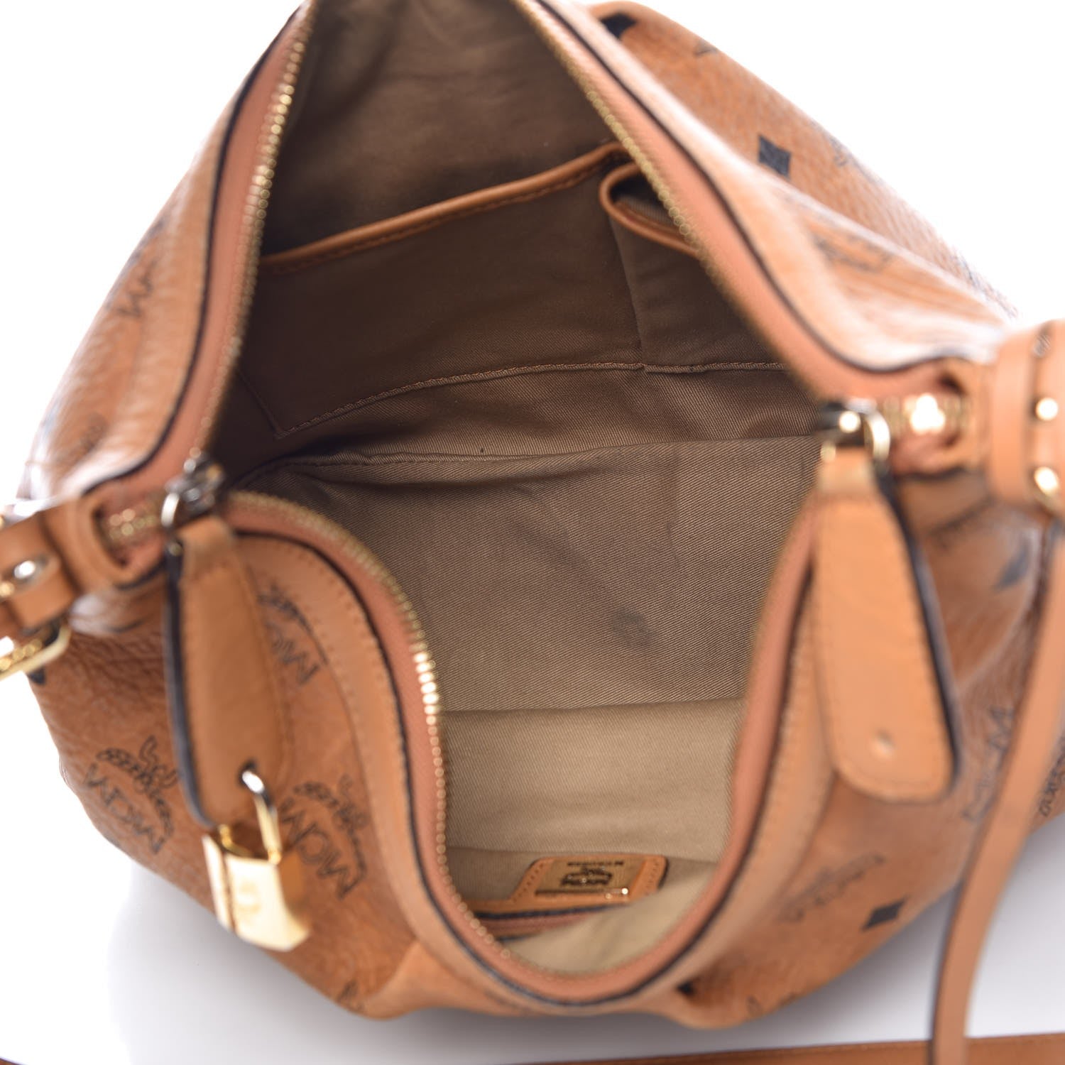 MCM Visetos Hobo Cognac 5 of 15