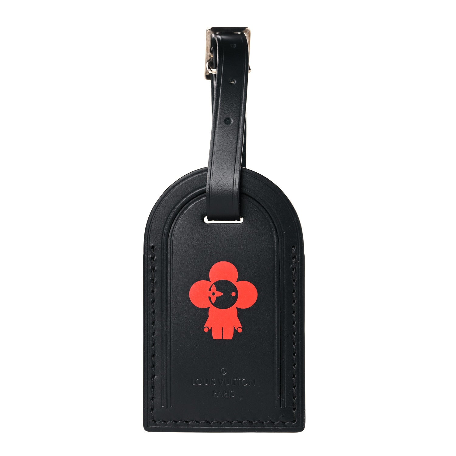 Louis Vuitton Calfskin Vivienne Luggage Tag Black 1 of 4