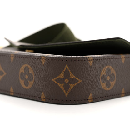 Louis Vuitton Monogram Felicie Strap & Go Kaki 9 of 11