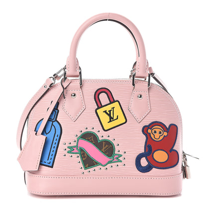 Louis Vuitton Epi Stickers Alma BB Rose Ballerine 1 of 9