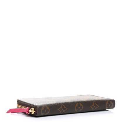 Louis Vuitton Monogram Clemence Wallet Hot Pink 4 of 13