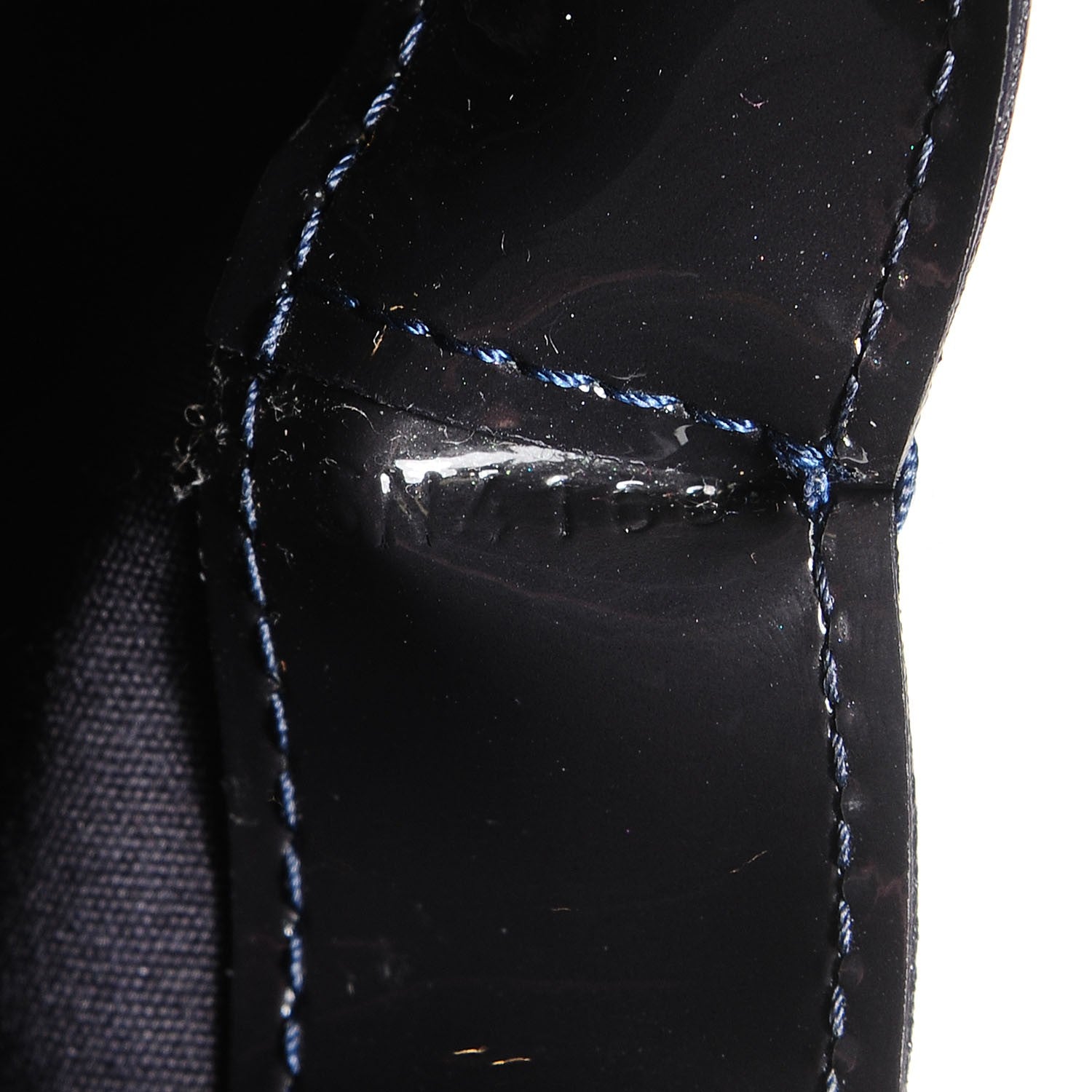 Louis Vuitton Vernis Wilshire PM Blue Infini 7 of 7