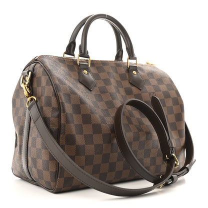Louis Vuitton Damier Ebene Speedy Bandouliere 30 3 of 15