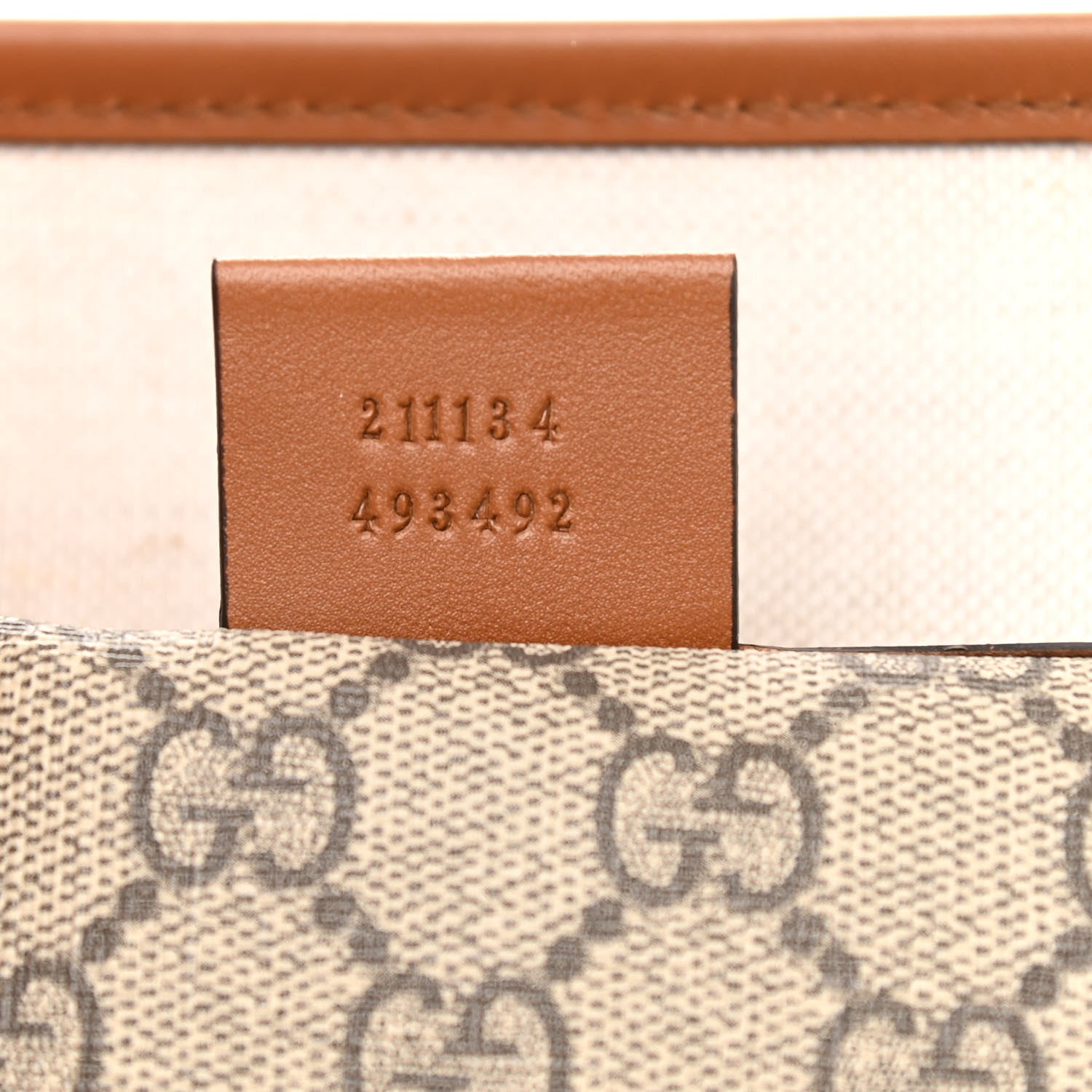 Gucci GG Plus Monogram Medium Signature Web Loop Tote Brown 7 of 10