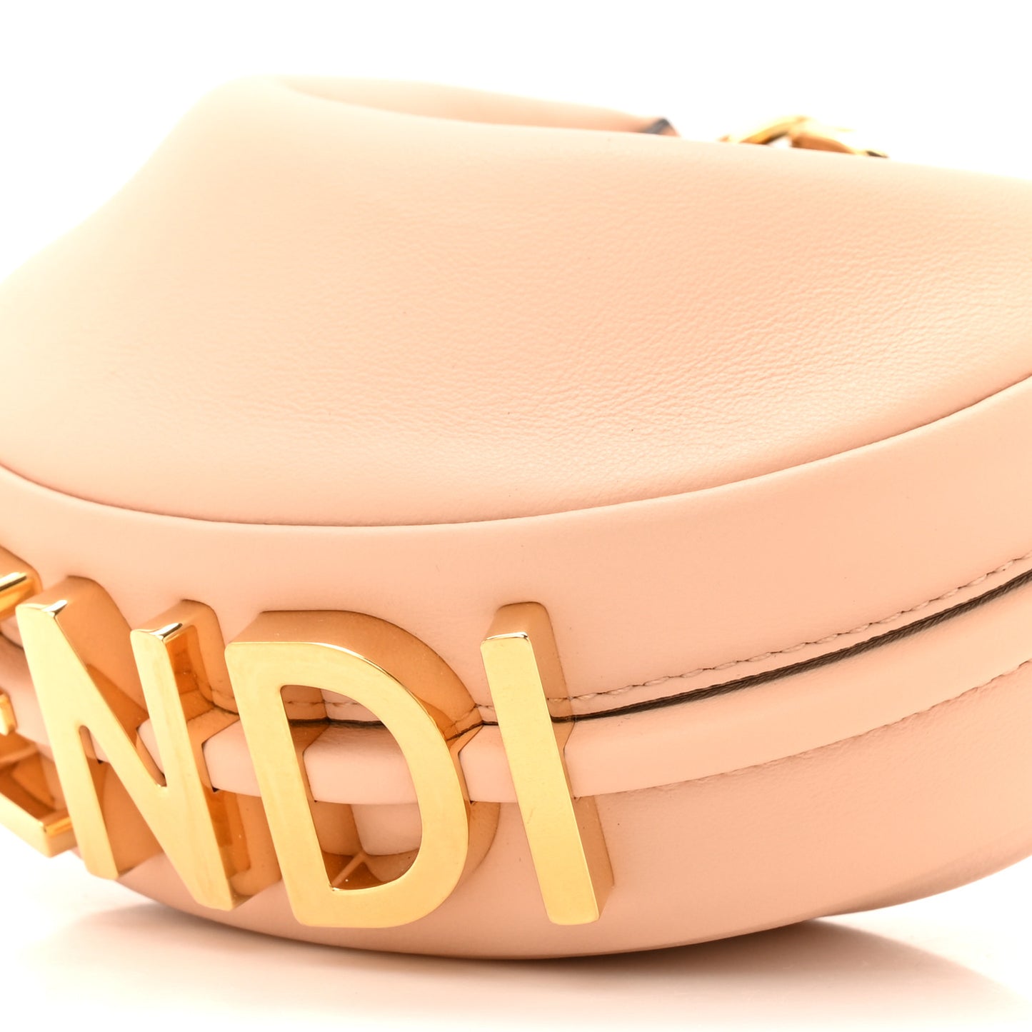 Vitello Grace Matte Nano Fendigraphy Hobo Charm Light Rose