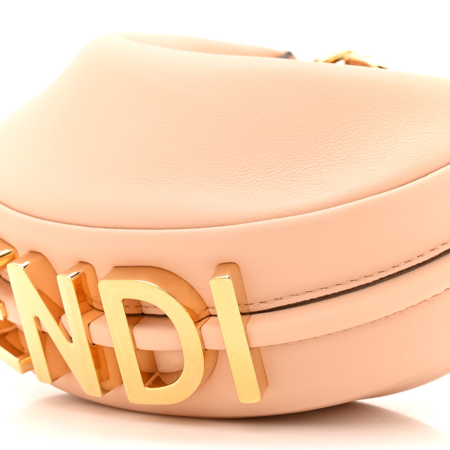 Fendi Vitello Grace Matte Nano Fendigraphy Hobo Charm Light Rose 9 of 10