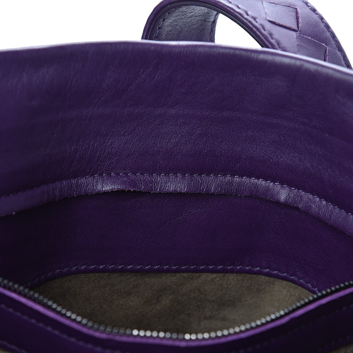 Bottega Veneta Nappa Intrecciato Medium Roma Tote Plum 6 of 13