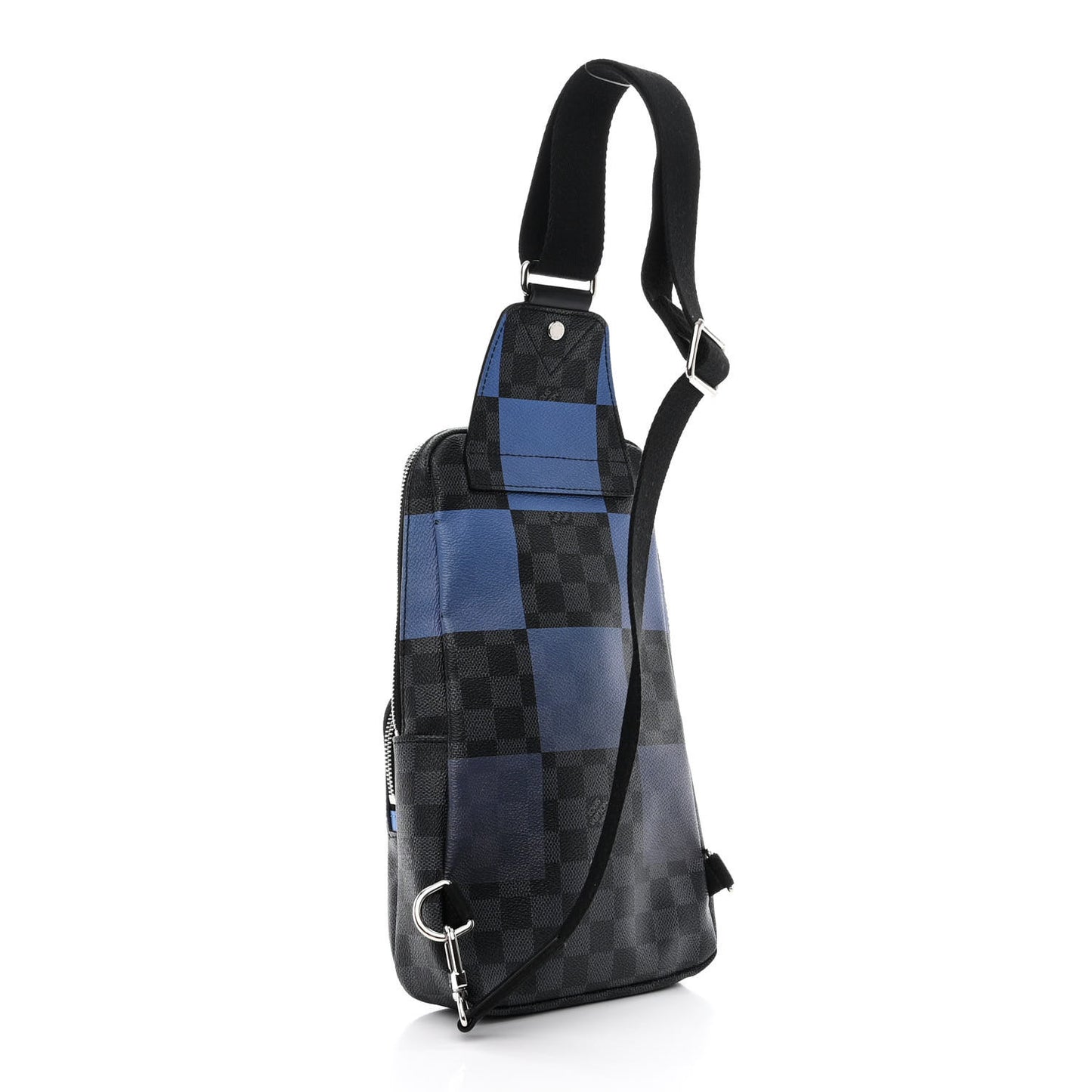 Damier Graphite Giant Avenue Sling Backpack Blue