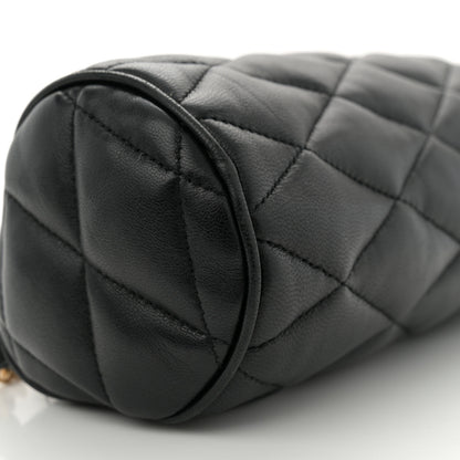 Saint Laurent Lambskin Monogram Mini Sade Tube Bag Black 9 of 12