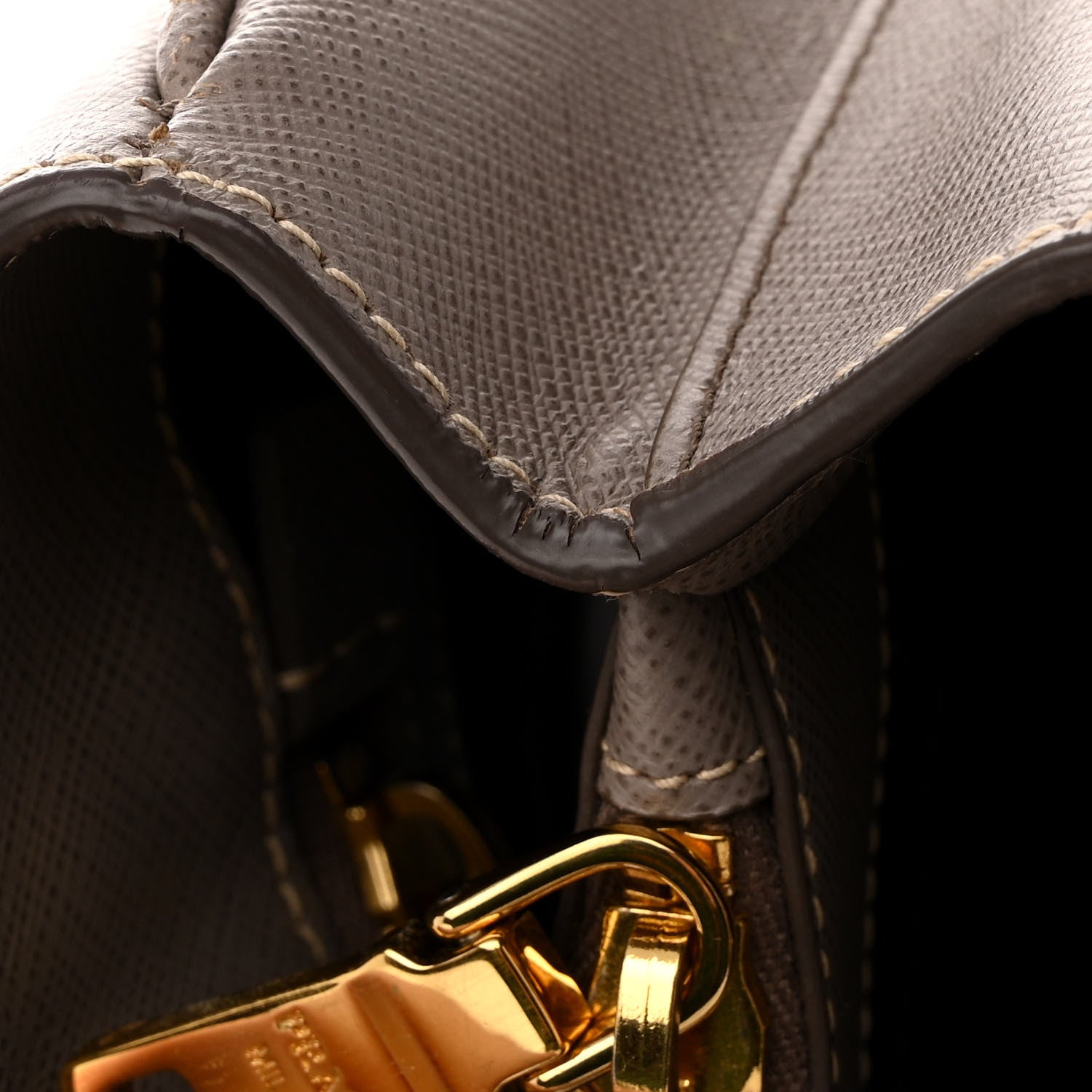 Prada Saffiano Lux Medium Tote Argilla 14 of 14