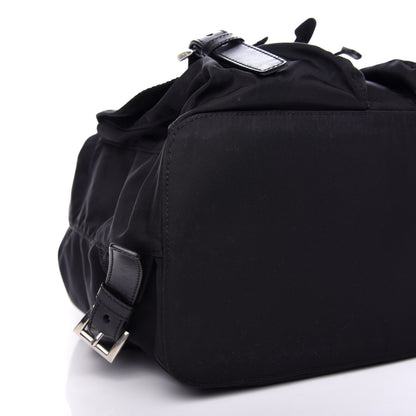 Prada Nylon Vela Medium Backpack Black 8 of 10