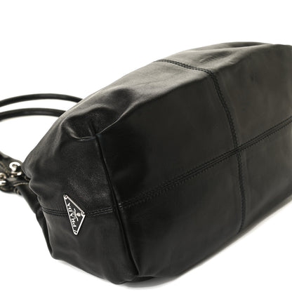 Prada Soft Calf Tote Black 13 of 14