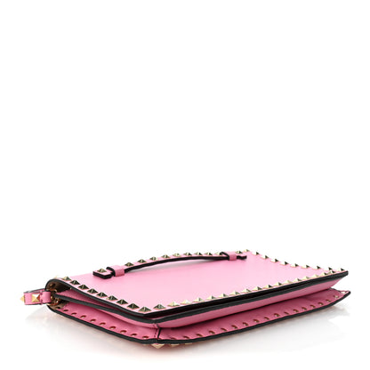 Valentino Garavani Nappa Rockstud Wristlet Clutch Ninphea 8 of 22