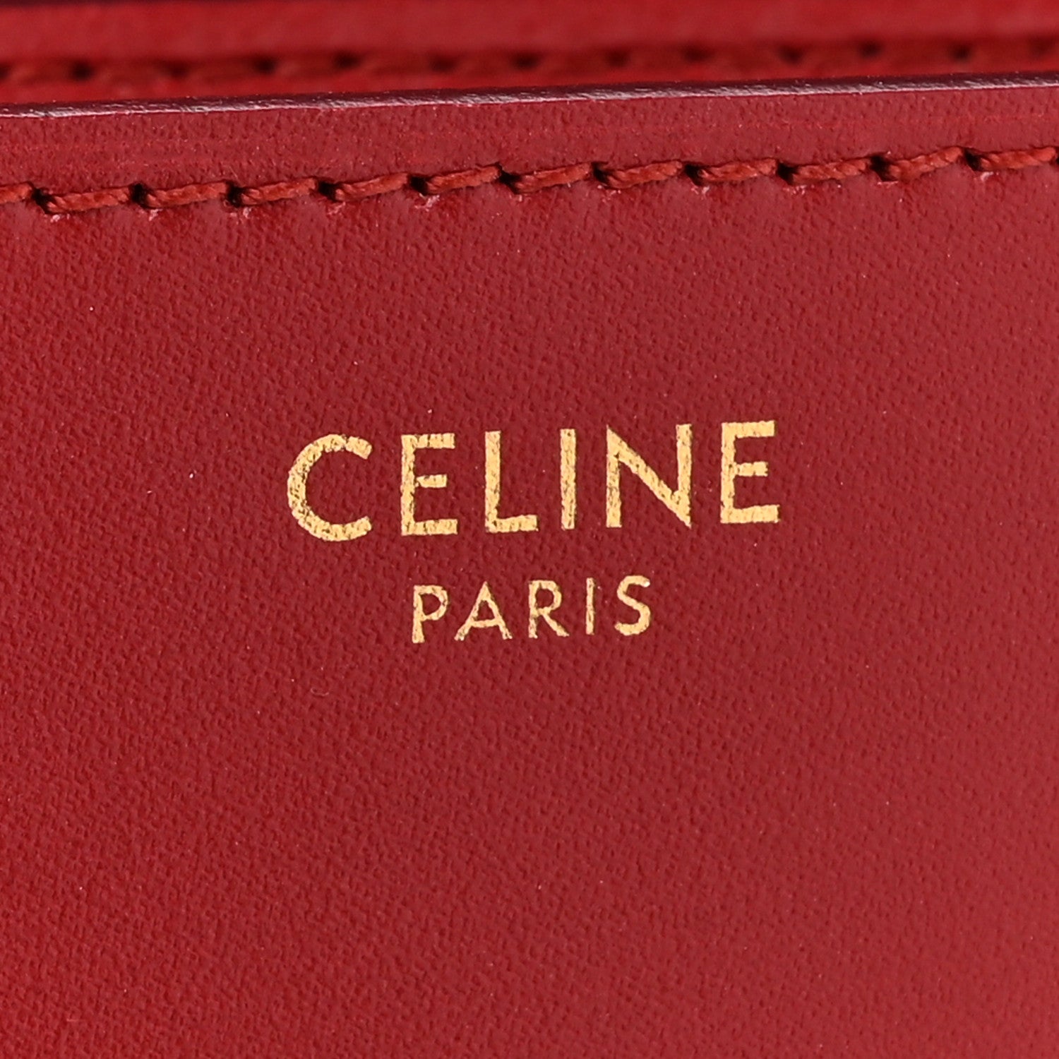 Celine Box Calfskin Teen Classic Box Flap Bag Red 7 of 14