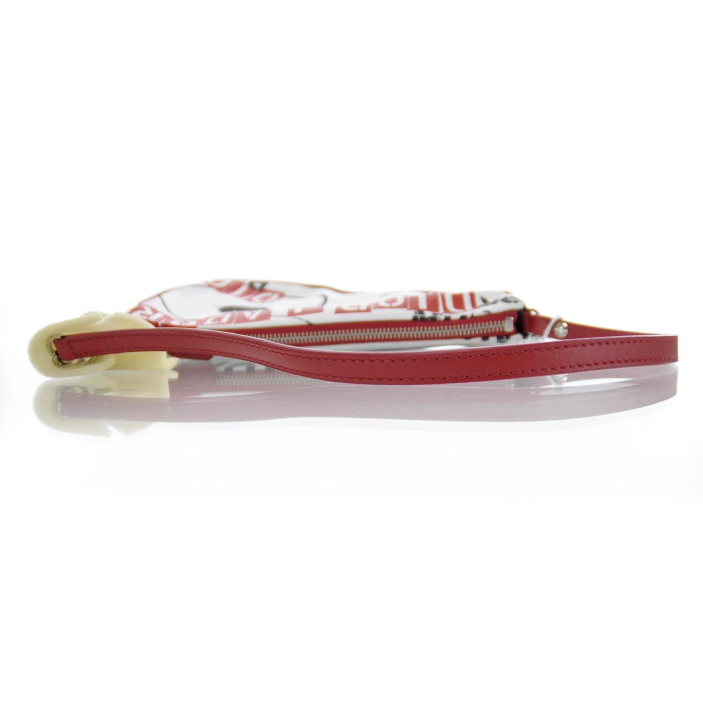 Hardcore Small Saddle Bag White Red Black