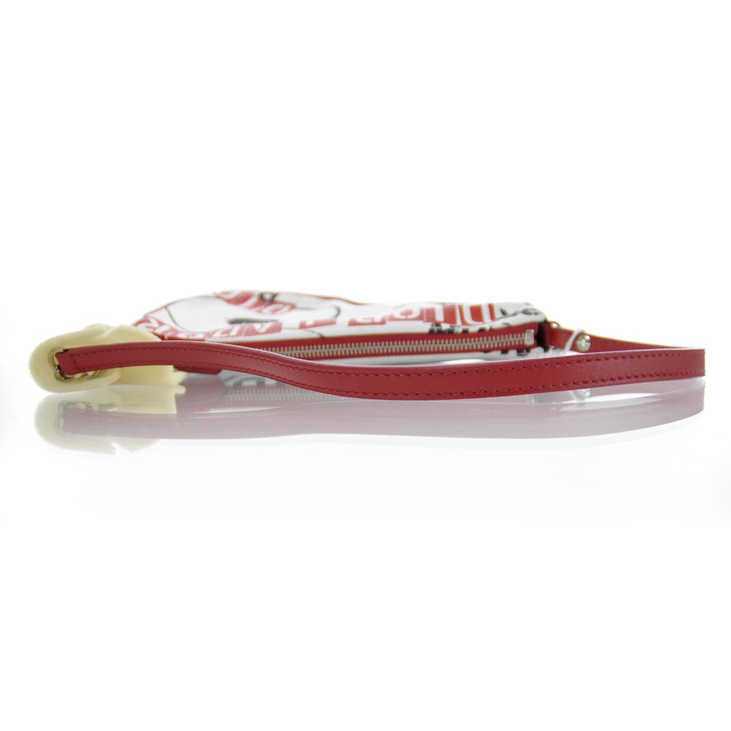 Christian Dior Hardcore Small Saddle Bag White Red Black 4 of 10