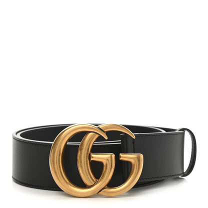 Gucci Calfskin Double G 40mm Belt 80 32 Black 1 of 6
