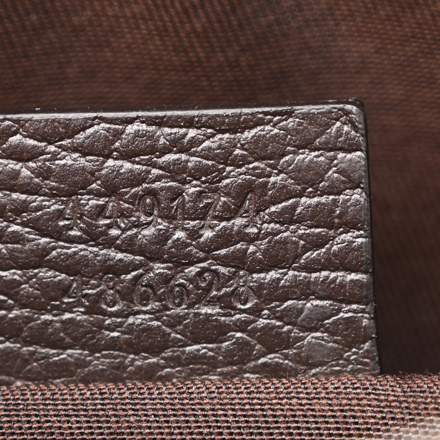 Monogram Belt Bag Dark Brown