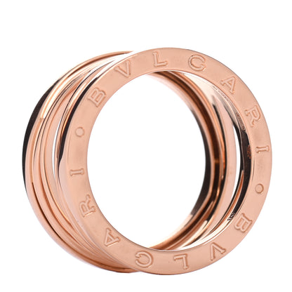 Bulgari 18K Rose Gold B.Zero1 Legend Four-Band Ring 58 8.25 4 of 4
