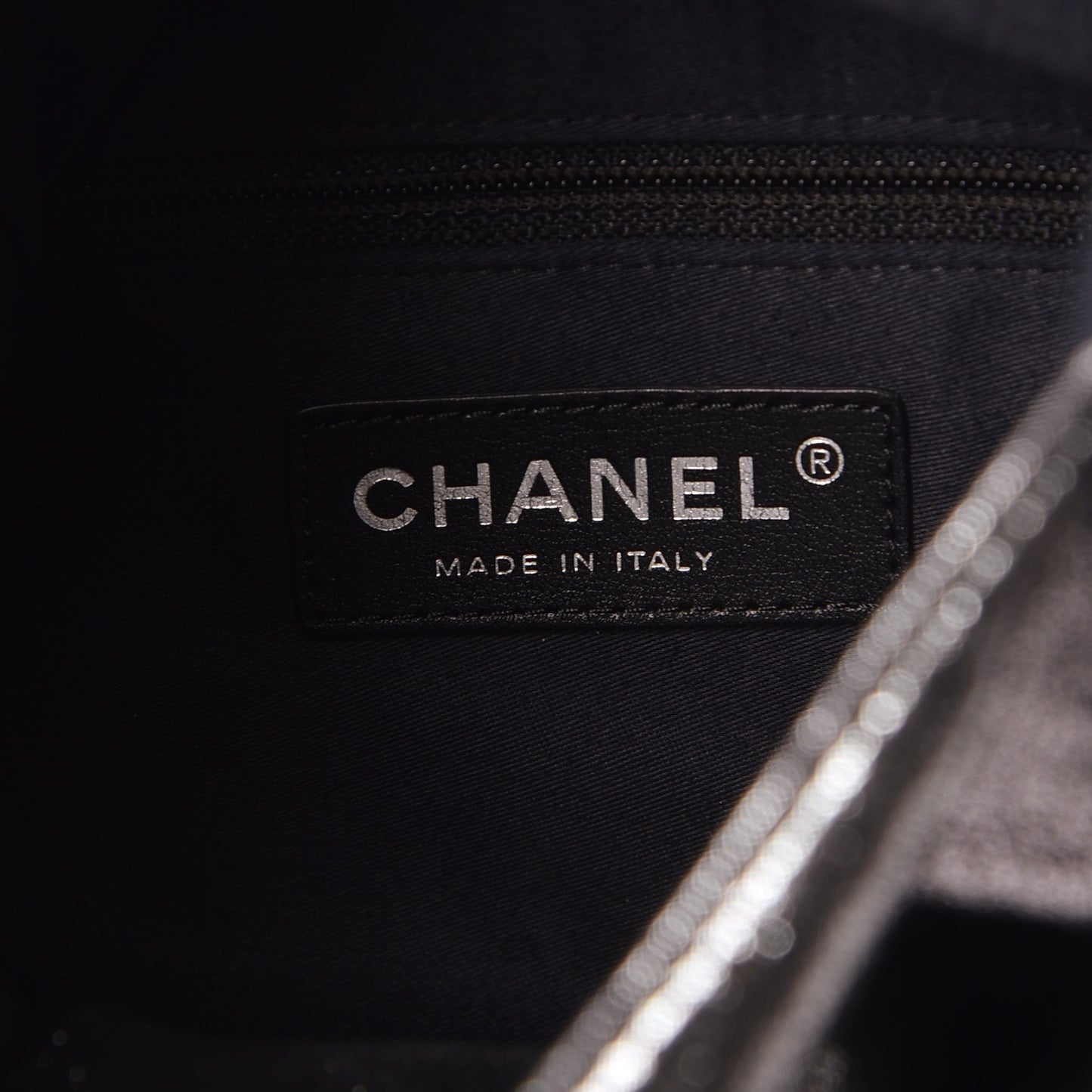 Iridescent Calfskin Backpack Is Back Silver