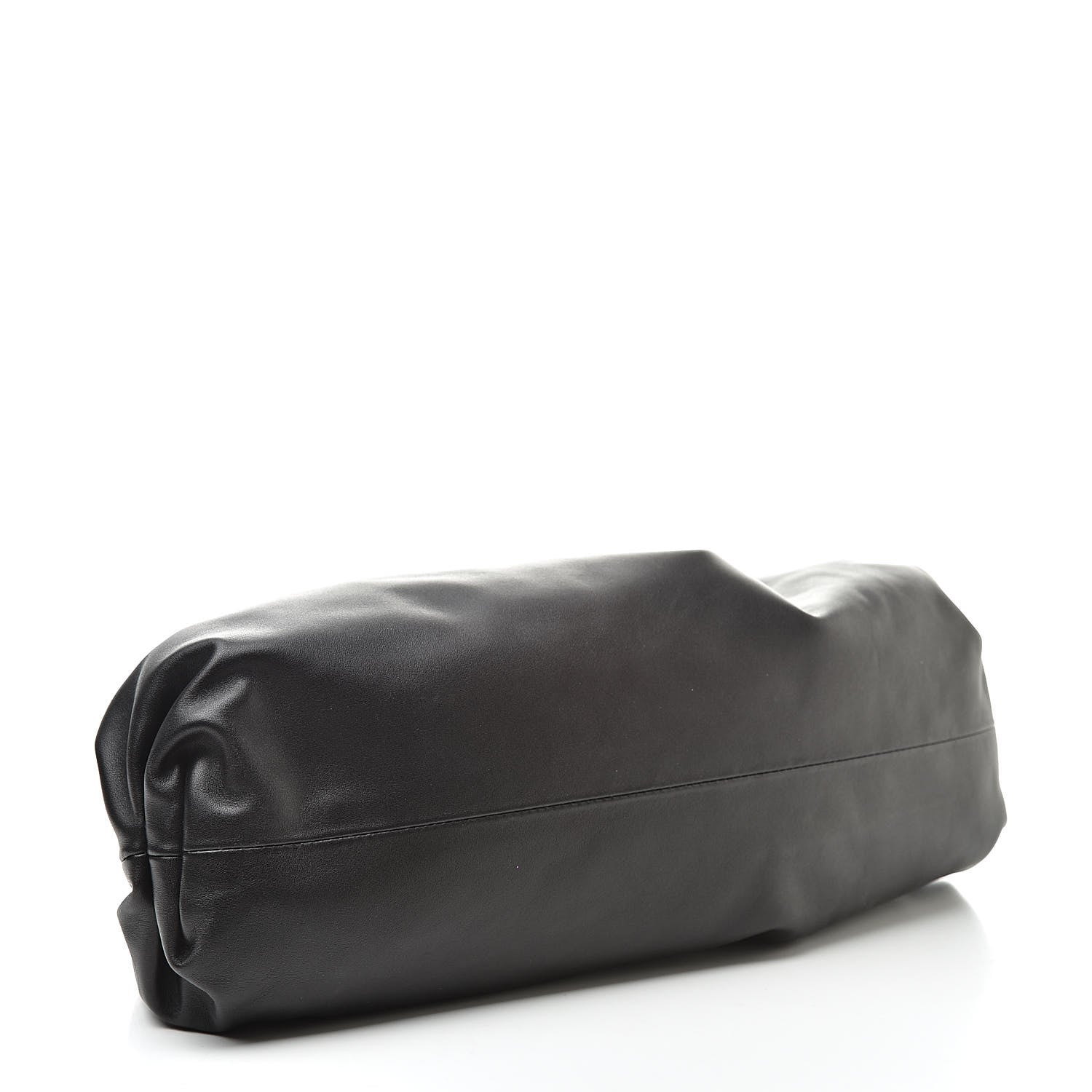 Bottega Veneta Smooth Butter Calf The Pouch Oversized Clutch Black 4 of 9