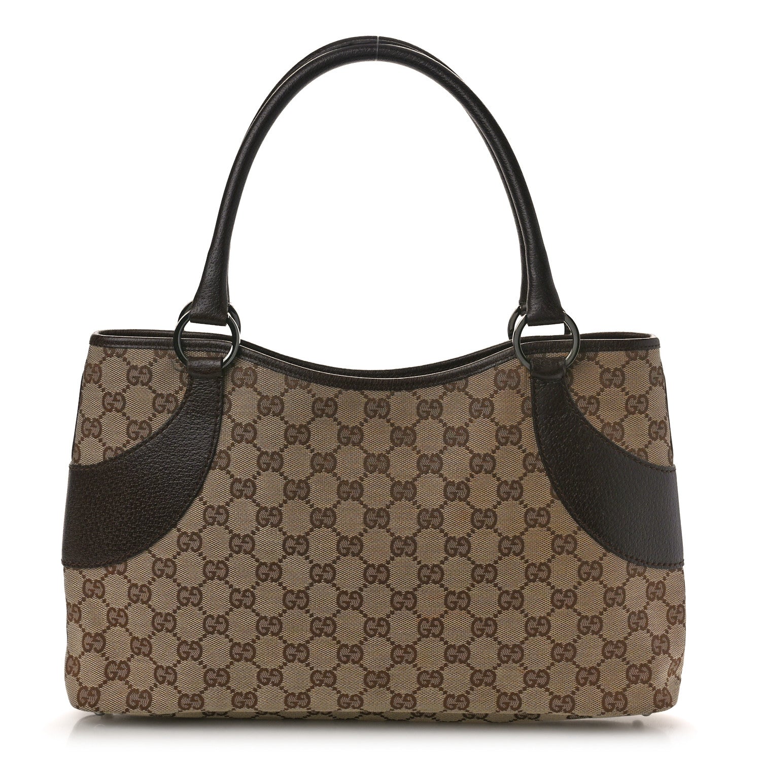 Gucci Monogram Shoulder Bag Dark Brown 1 of 13