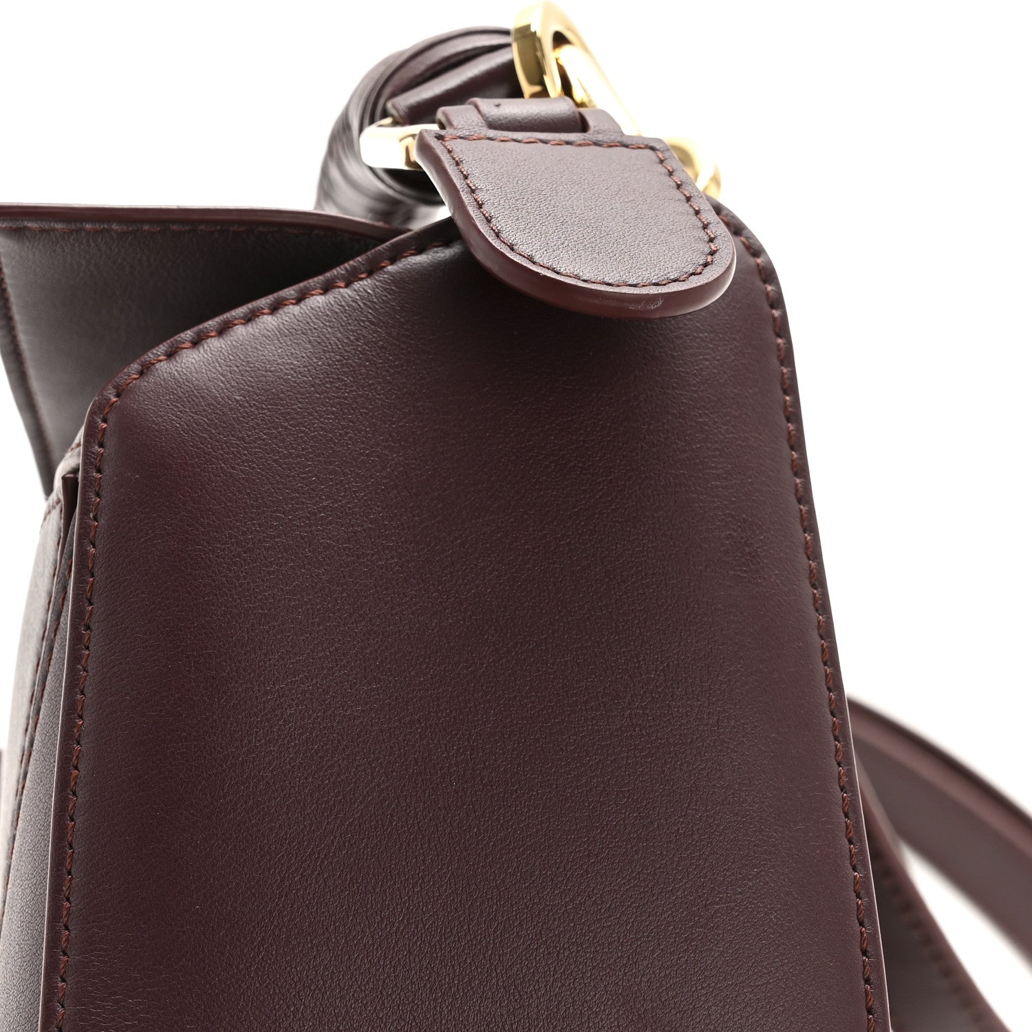 Loewe Calfskin Small Woven Puzzle Bag Dark Burgundy 13 of 13