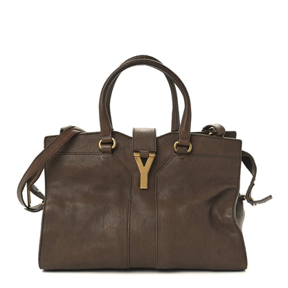 Saint Laurent Sheepskin Medium Cabas ChYc Taupe 1 of 10