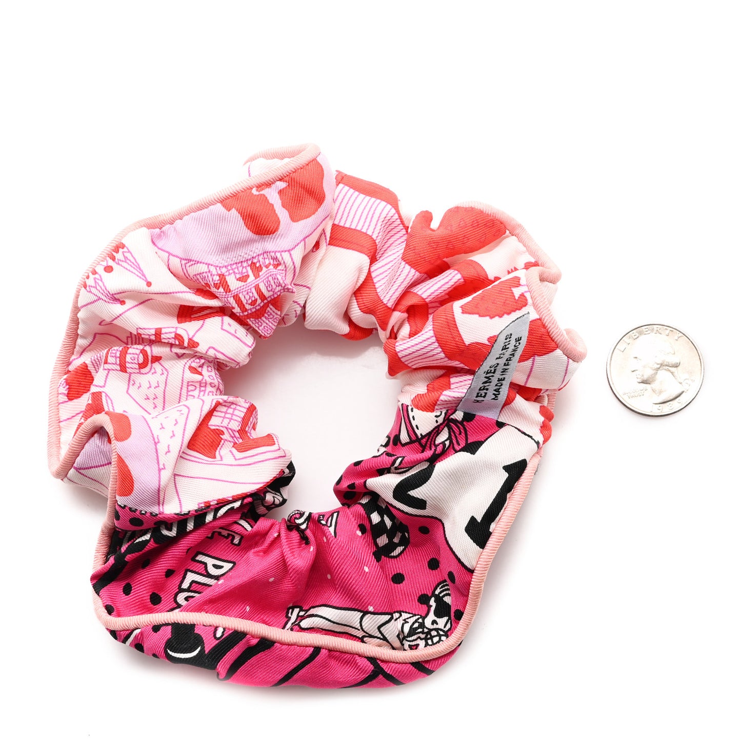 Silk Patchwork Claudia Scrunchie Multicolore