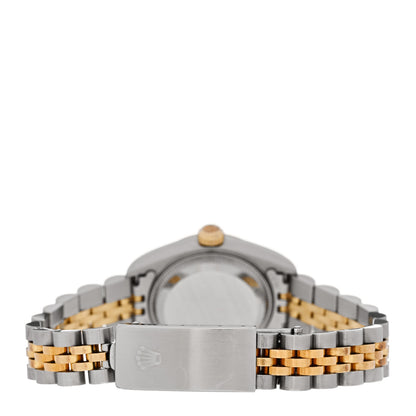 Rolex Stainless Steel 18K Yellow Gold Diamond 26mm Oyster Perpetual Datejust Watch Champagne Jubilee 79173 3 of 5