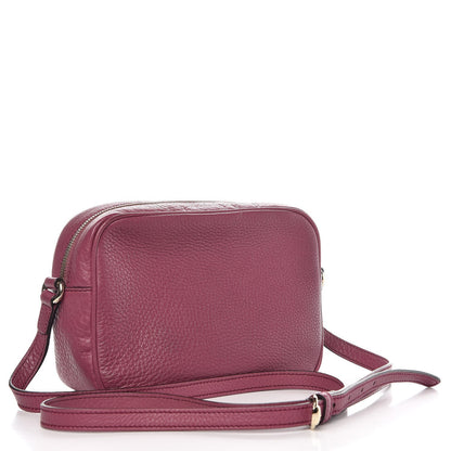 Gucci Pebbled Calfskin Small Soho Disco Bag Peonia Flower 3 of 9
