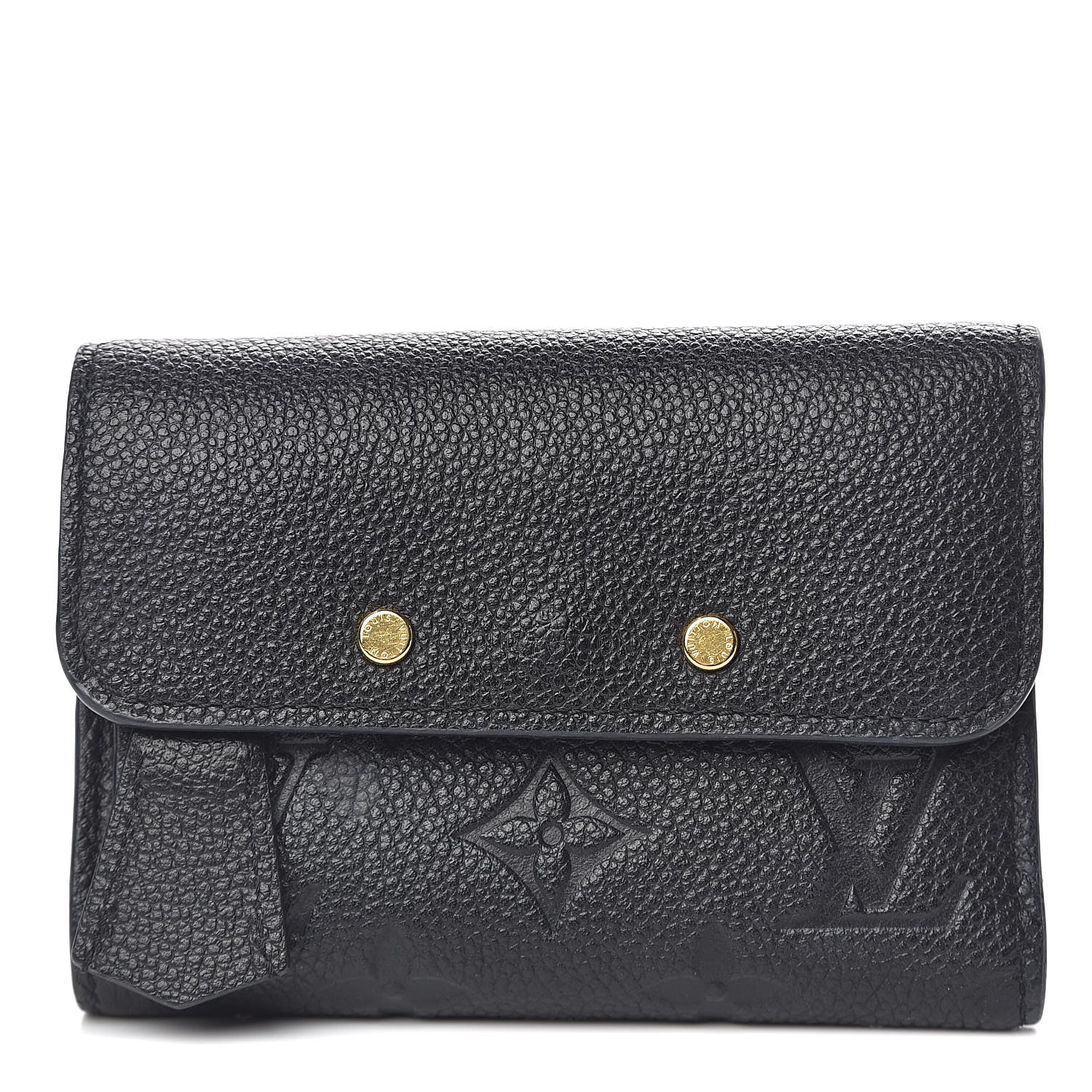Louis Vuitton Empreinte Pont-Neuf Compact Wallet Black 1 of 9