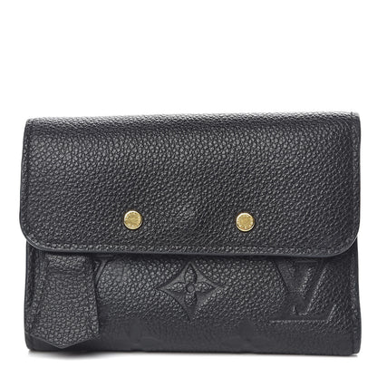 Louis Vuitton Empreinte Pont-Neuf Compact Wallet Black 1 of 9