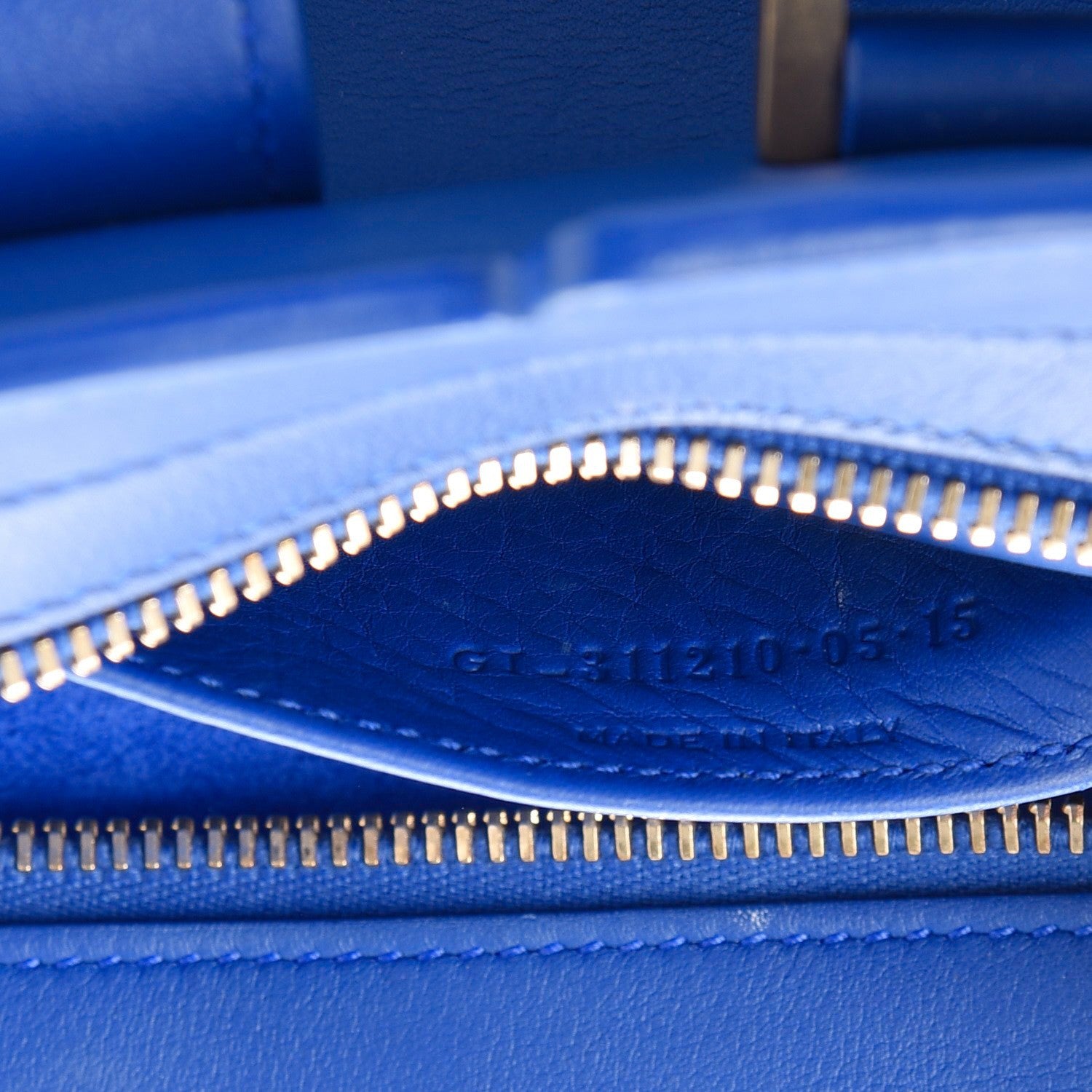 Saint Laurent Calfskin Small Classic Y Cabas Royal Blue 8 of 14