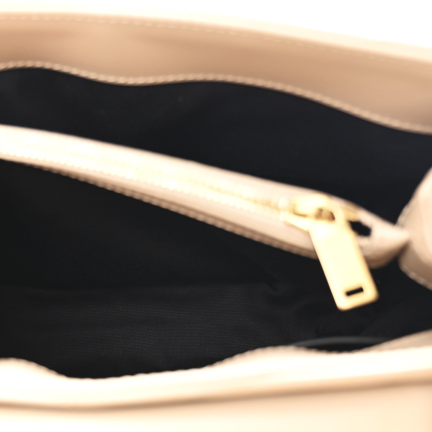 Saint Laurent Calfskin Y Quilted Monogram Small Loulou Chain Satchel Dark Beige 6 of 11