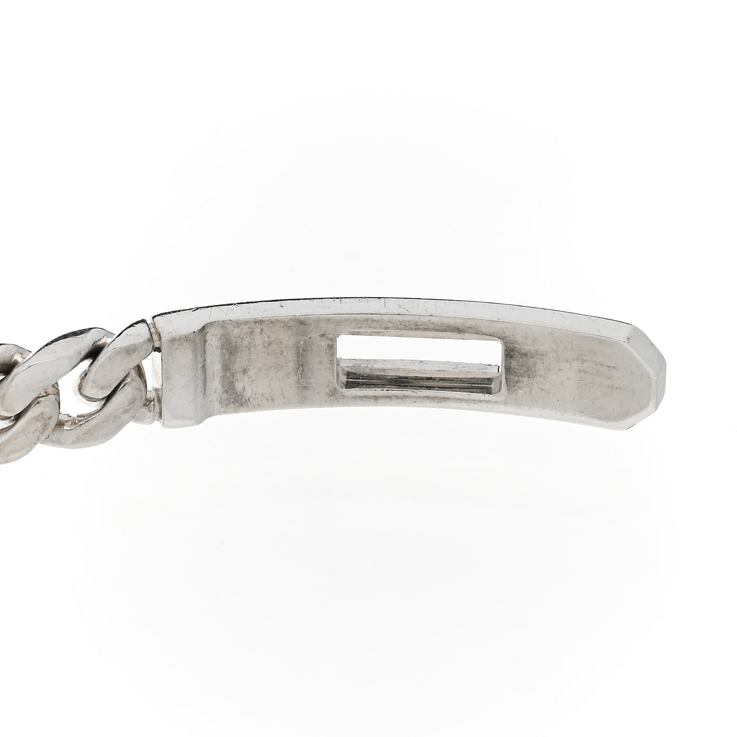 Hermes Sterling Silver TPM Kelly Gourmette Bracelet SH 4 of 4