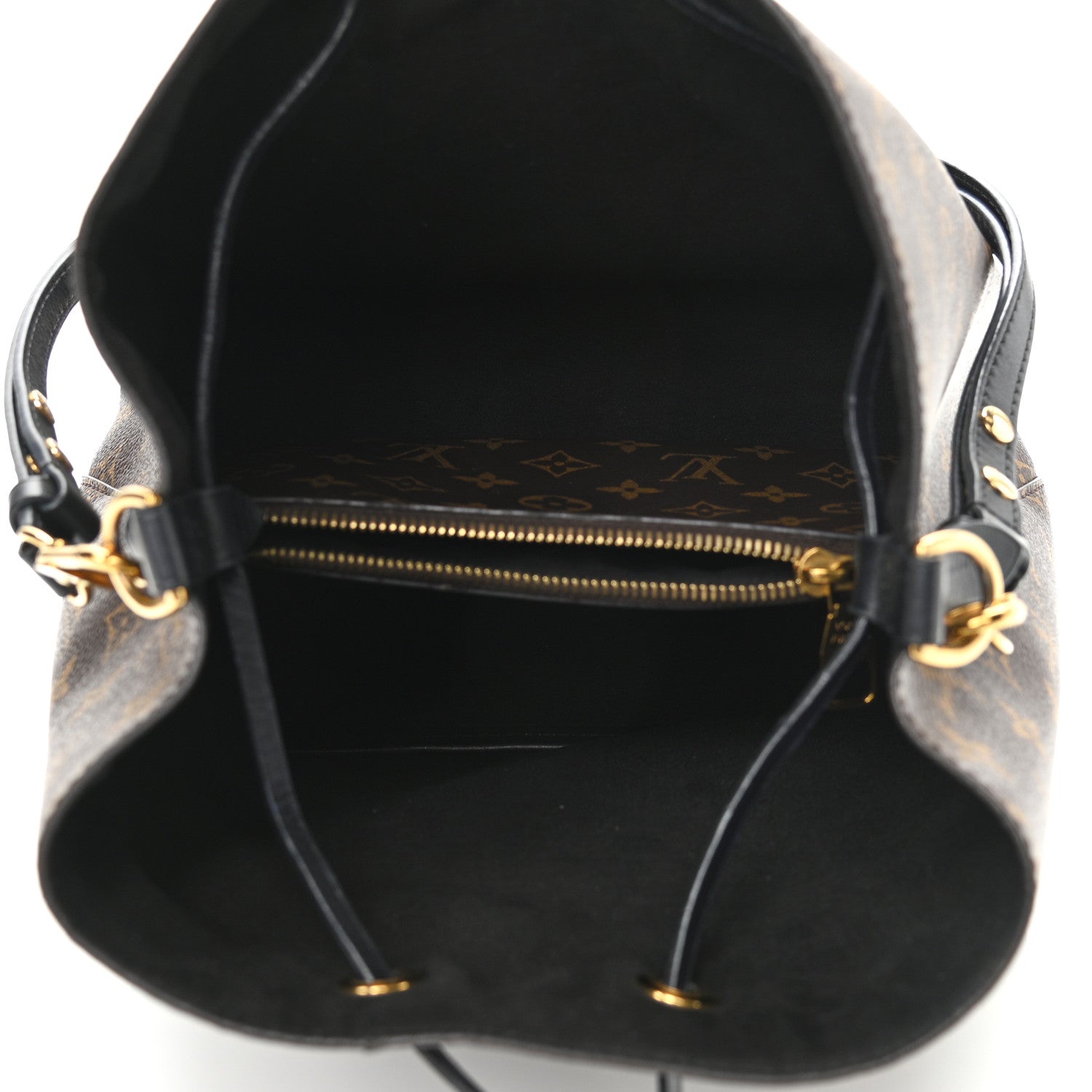 Louis Vuitton Monogram Neonoe MM Black 9 of 22