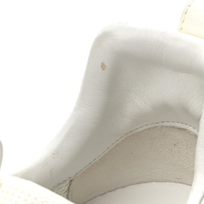 Louis Vuitton Calfskin Monogram Denim Run Away Sneakers 37.5 White 9 of 11