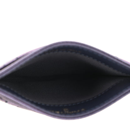 Chanel Iridescent Caviar Quilted Card Holder Dark Blue 5 of 9