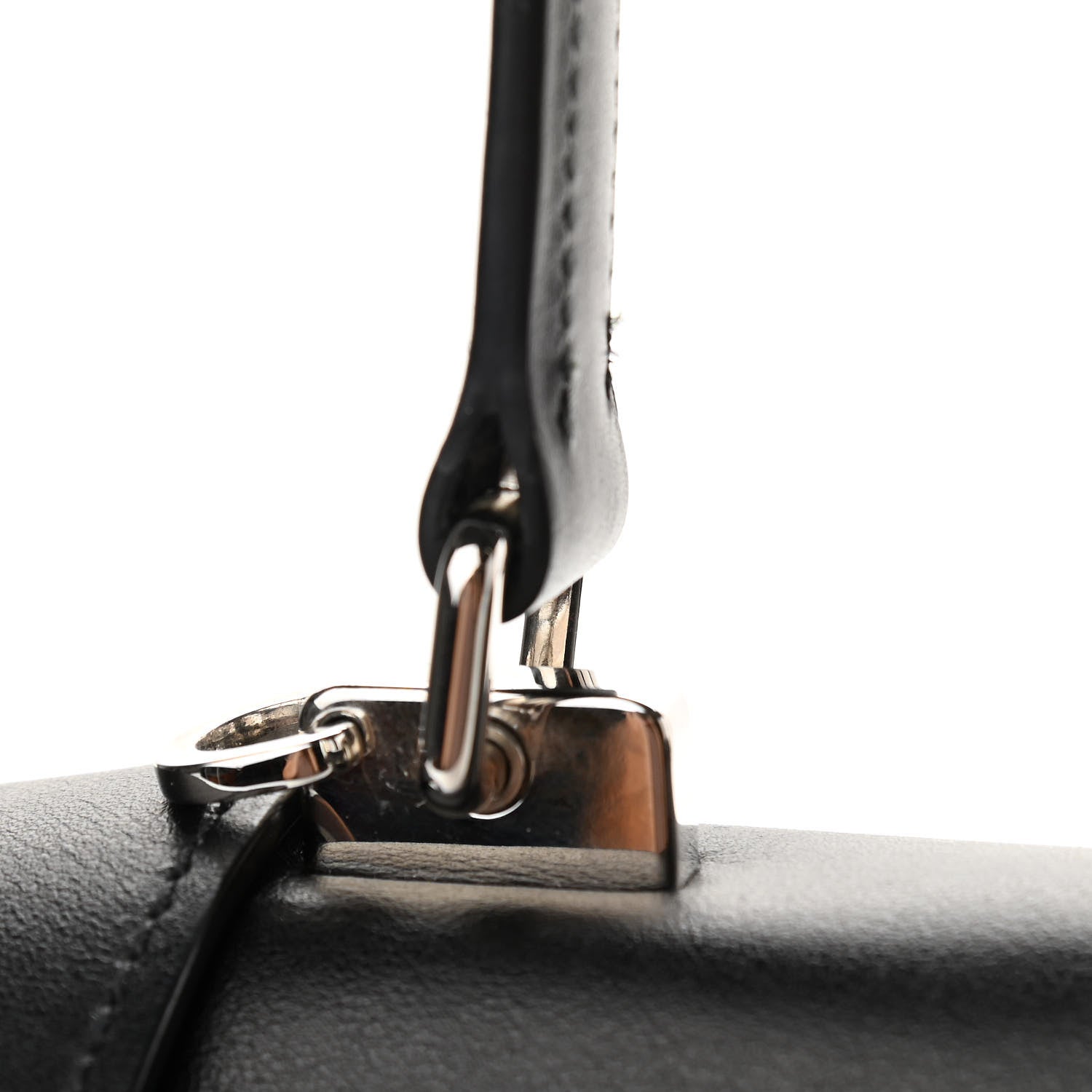 Prada City Calf Ribbon Shoulder Bag Black 10 of 10