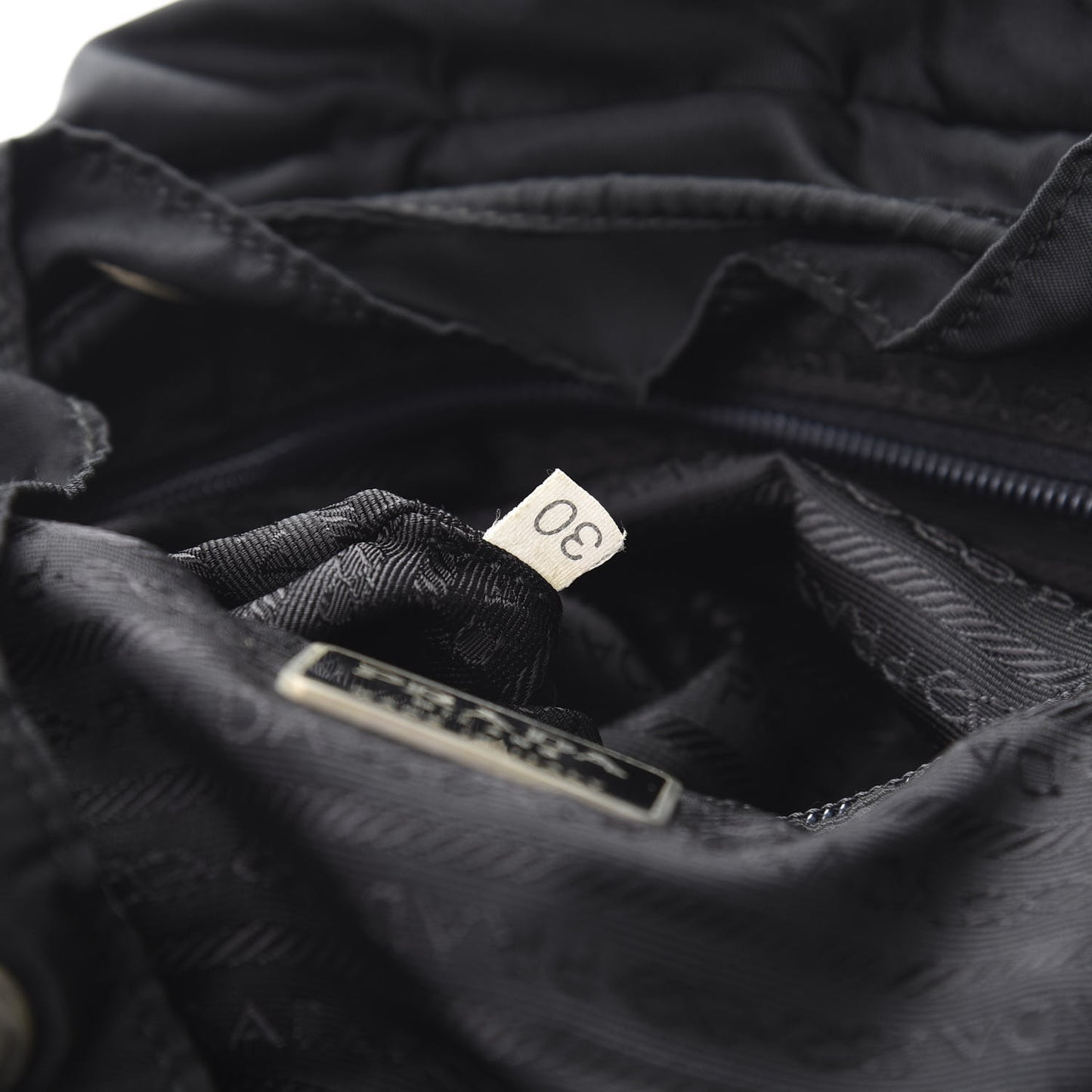 Nylon Vela Medium Backpack Black
